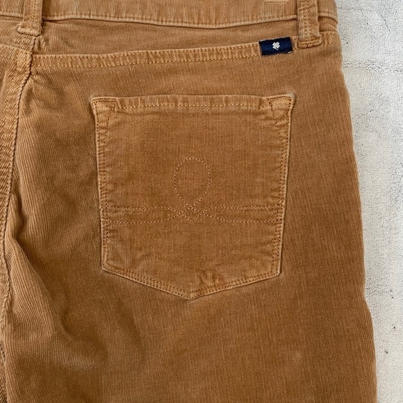 Lucky Brand Sofia Skinny Corduroy Pants Womens 10 Short  26" Inseam Light Brown - Picture 3 of 8